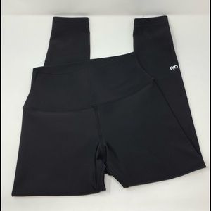 Alo Yoga Crop Leggings Black High Waisted